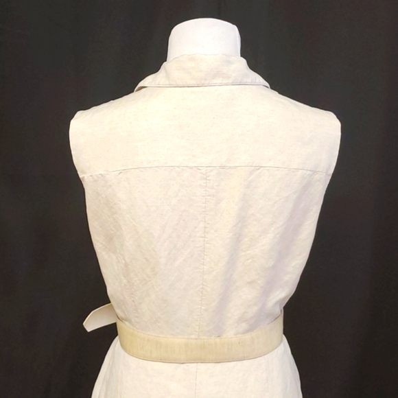 Alex Marie linen collared dress with belt - Picture 5 of 5